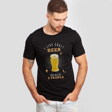 craft beer black shirt